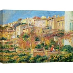 Tableau sur toile. Pierre-Auguste Renoir, Terrasse à Cagnes sur Mer