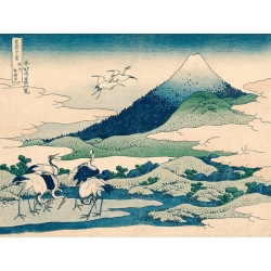 Japanischer Kunstdruck, Hokusai, Umezawa in der Provinz Sagami