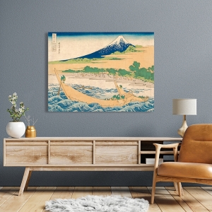 Japanischer Kunstdruck, Hokusai, Tago-Bucht in der Nähe von Ejiri