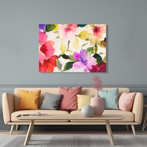 Art print and canvas, Morning flowers by Kelly Parr