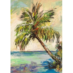 Kunstdruck, Leinwandbilder, Palmen in der Sonne II von Luigi Florio