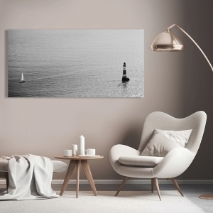 Sailboat art print and canvas, Smooth Sailing by  Pangea Images