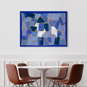 Cuadro en lienzo y lámina, Noche azul, 1937 de Paul Klee