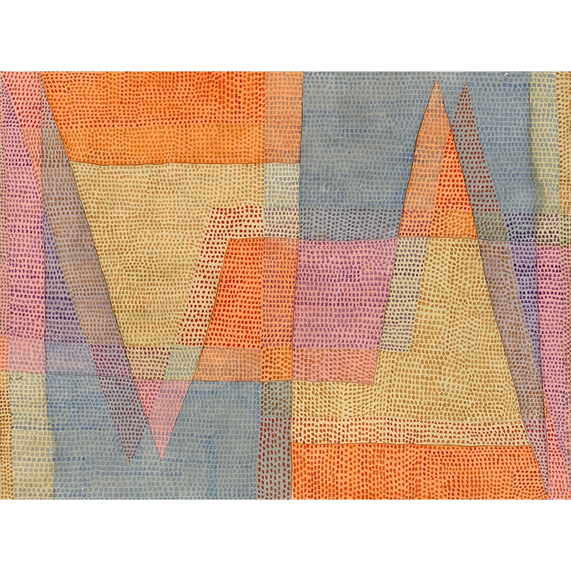 Art print and canvas, The Light and the Sharpness by Paul Klee