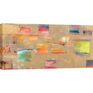 Abstract wall art and canvas, Archaic Village (det) by Peter Winkel