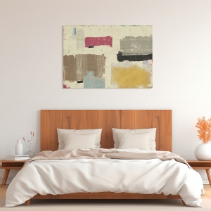 Abstract art print and canvas, Mozart in the Desert by Ludwig Maun